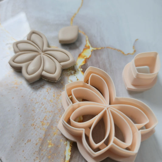 Emporte-pièce motif floral 2 pièces 30 à 50mm Joli'Clay