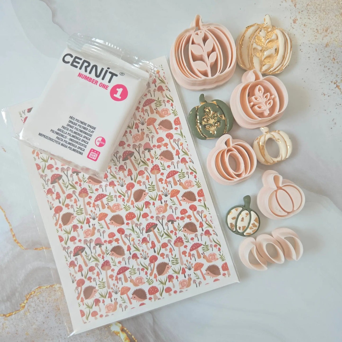 Kit créatif Automne Citrouille Joli'Clay