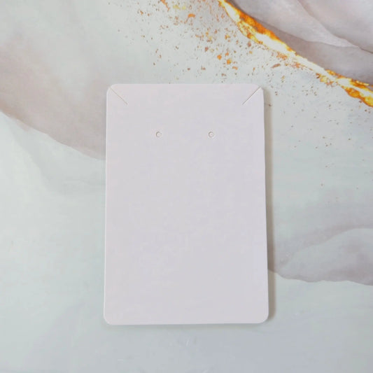 Cartes présentoirs pour colliers et boucles d'oreilles – 9x6 cm Joli'Clay