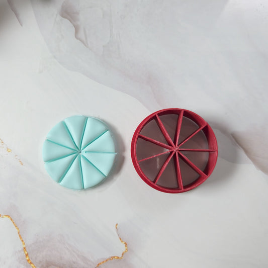 Digital circle cookie cutter for color mixing