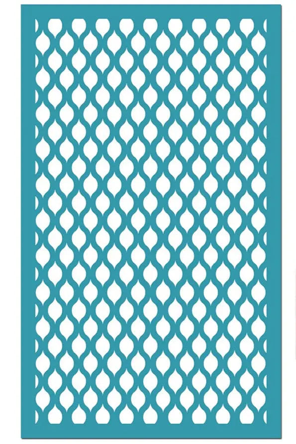 Pochoir de sérigraphie - Silkscreen motif grille 15x9 cm Joli'Clay