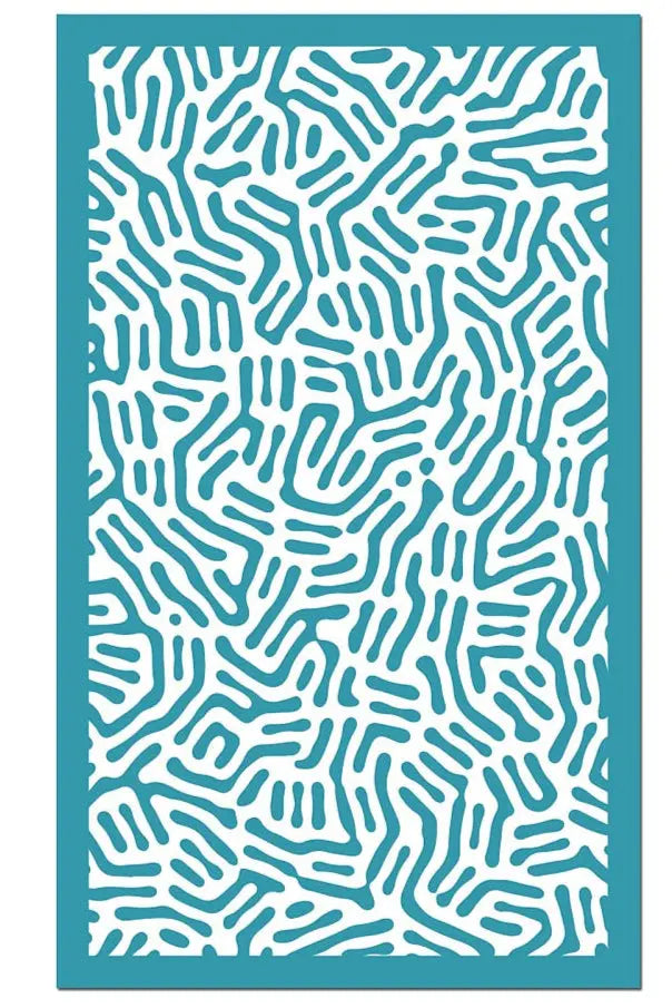 Pochoir de sérigraphie - Silkscreen motif traits libres 15x9 cm Joli'Clay