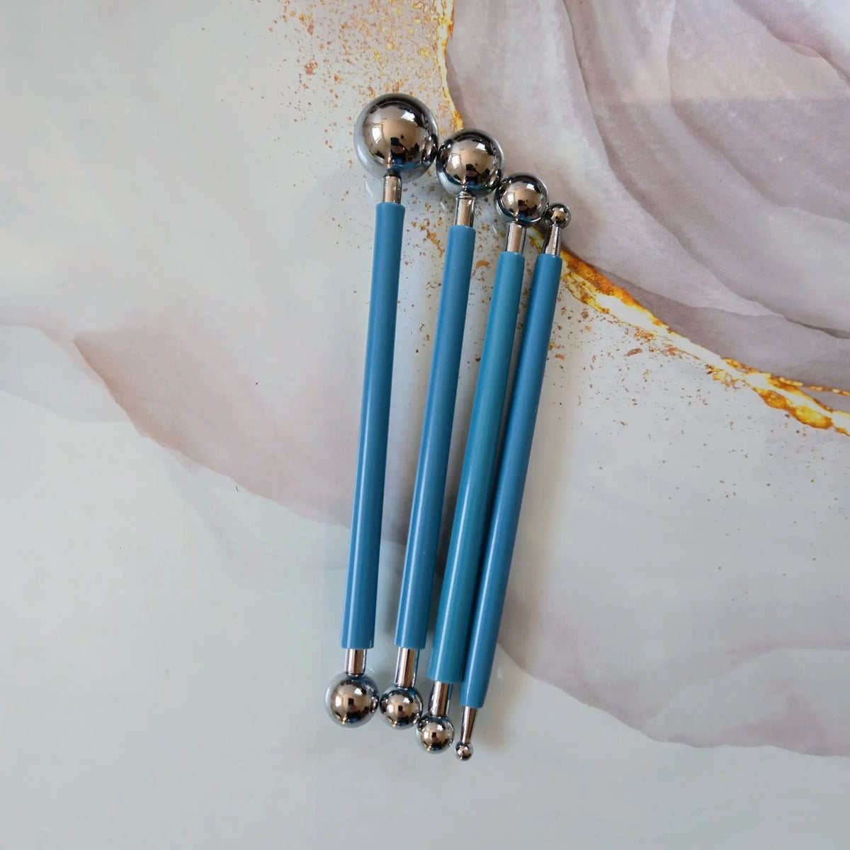 Ensemble de 4 stylos à embouts sphériques - 8 tailles Joli'Clay