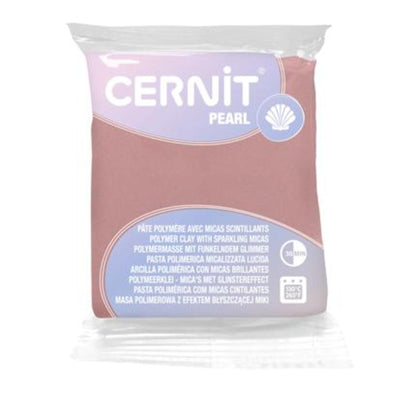 Cernit Pearl Rose – Pâte polymère nacrée 56 g