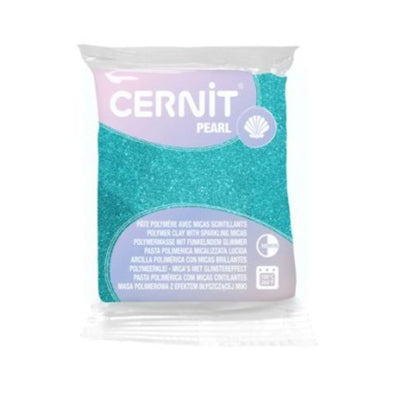 Cernit Pearl Vert – Pâte polymère nacrée 56 g