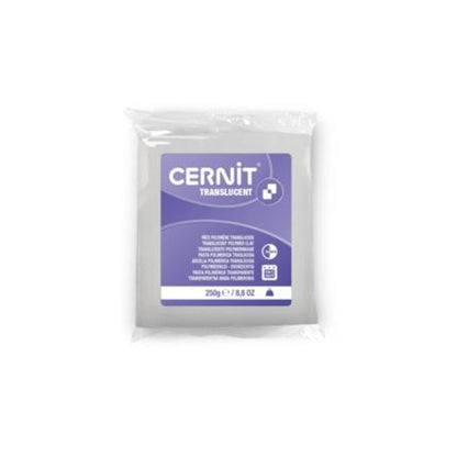 Cernit Translucent Blanc 250 g – Pâte polymère translucide grand format