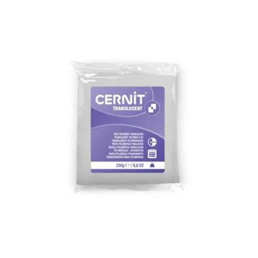 Cernit Translucent Blanc 250 g – Pâte polymère translucide grand format