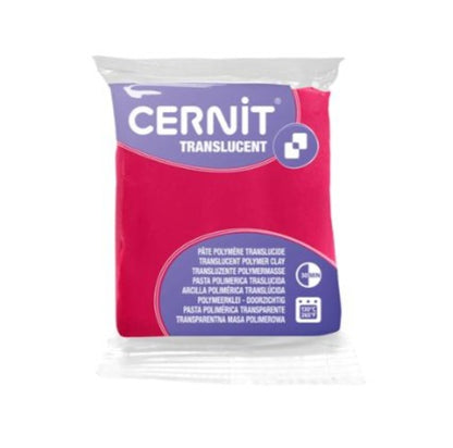 Cernit Translucent Rubis – Pâte polymère translucide 56 g