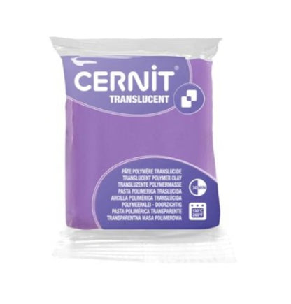 Cernit Translucent Violet – Pâte polymère translucide 56 g