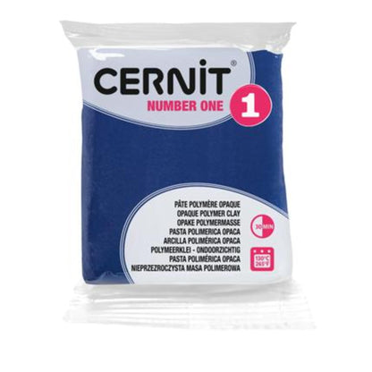 Cernit Number One Bleu marine – Pâte polymère 56 g