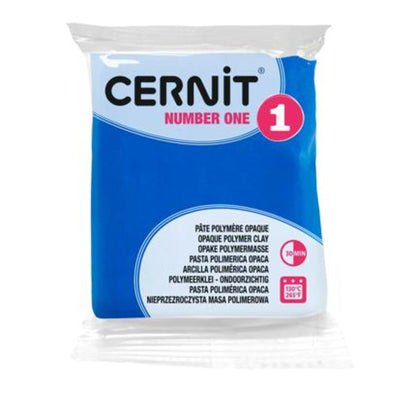Cernit Number One Bleu – Pâte polymère 56 g