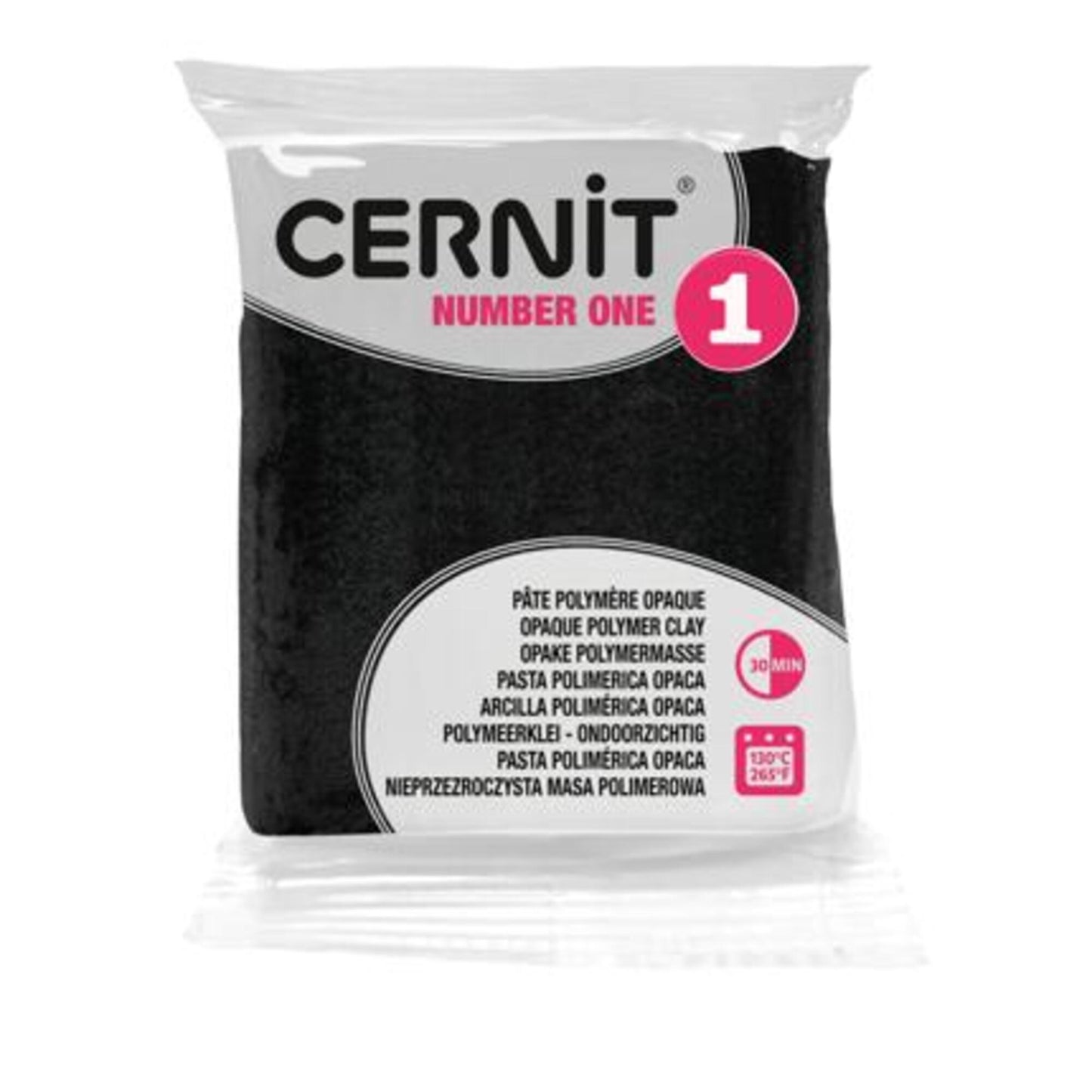 Cernit Number One Noir – Pâte polymère 56 g