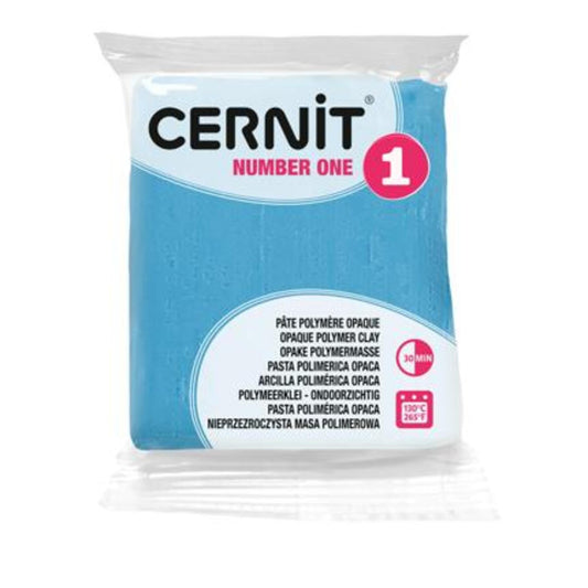 Cernit Number One Bleu ciel – Pâte polymère 56 g