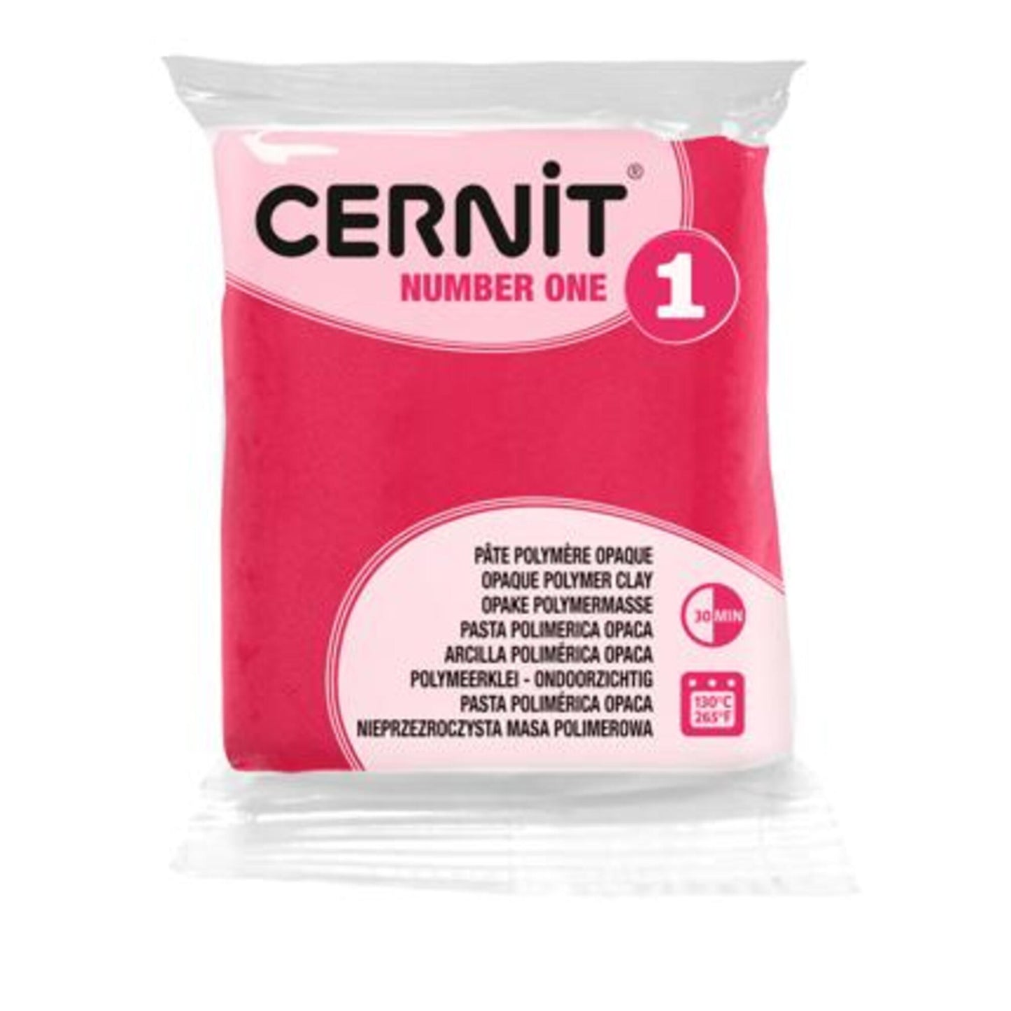 Cernit Number One Framboise – Pâte polymère 56 g