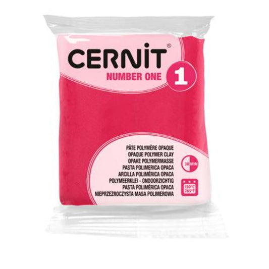 Cernit Number One Framboise – Pâte polymère 56 g