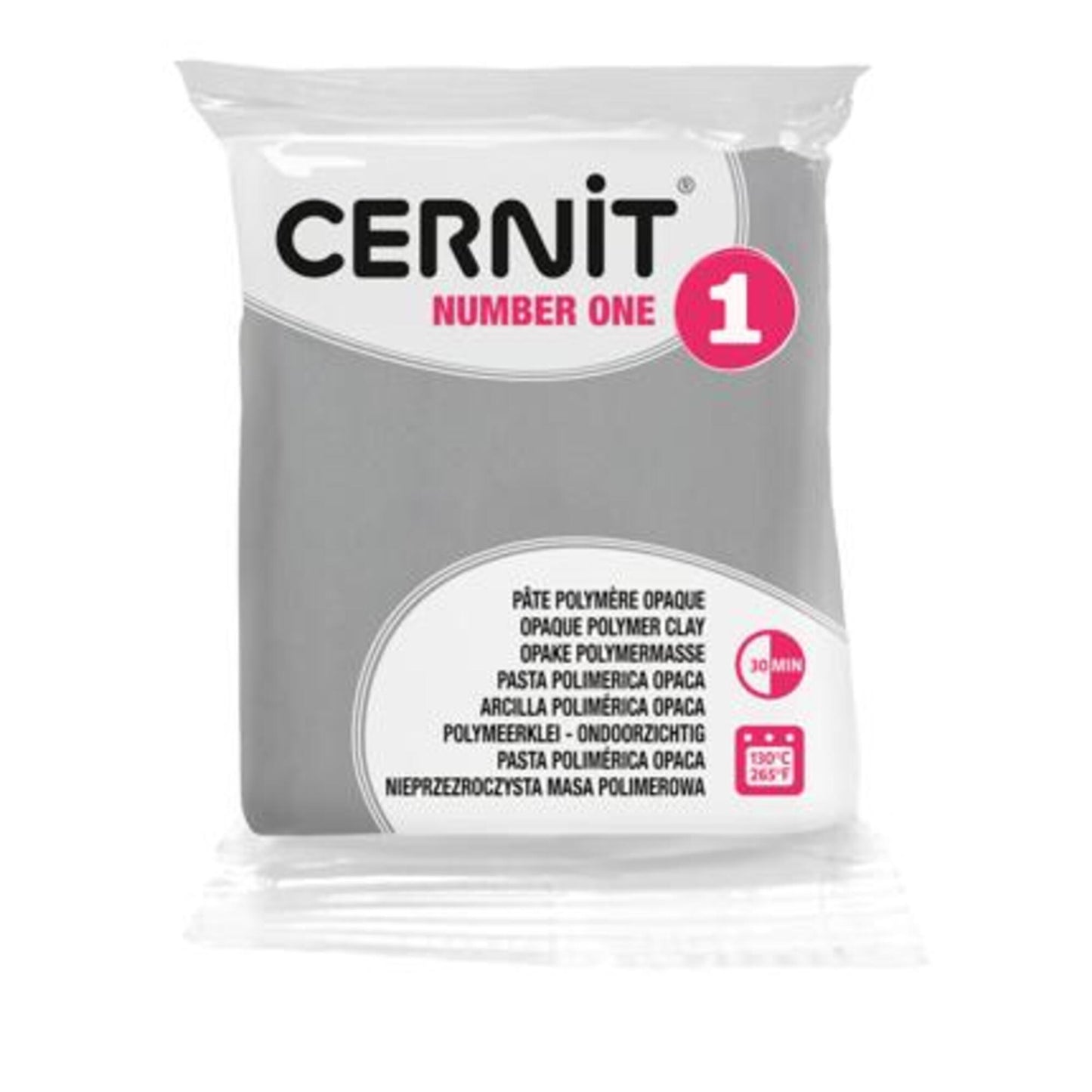 Cernit Number One Gris – Pâte polymère 56 g