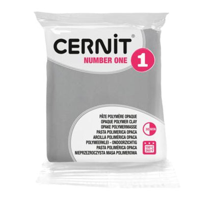 Cernit Number One Gris – Pâte polymère 56 g