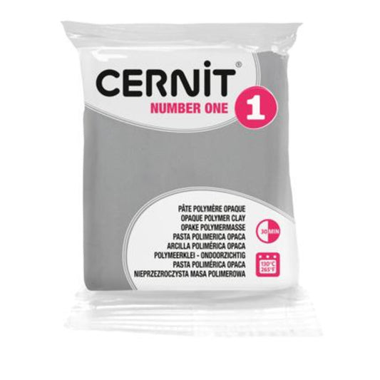 Cernit Number One Gris – Pâte polymère 56 g