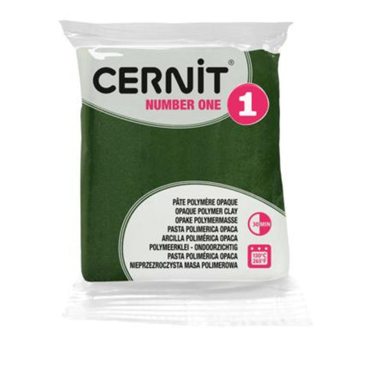 Cernit Number One Olive – Pâte polymère 56 g