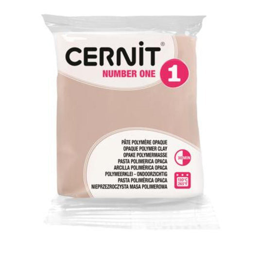 Cernit Number One Rose beige – Pâte polymère 56 g