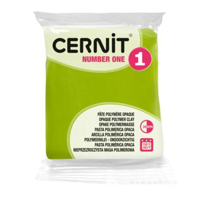 Cernit Number One Vert anis – Pâte polymère 56 g