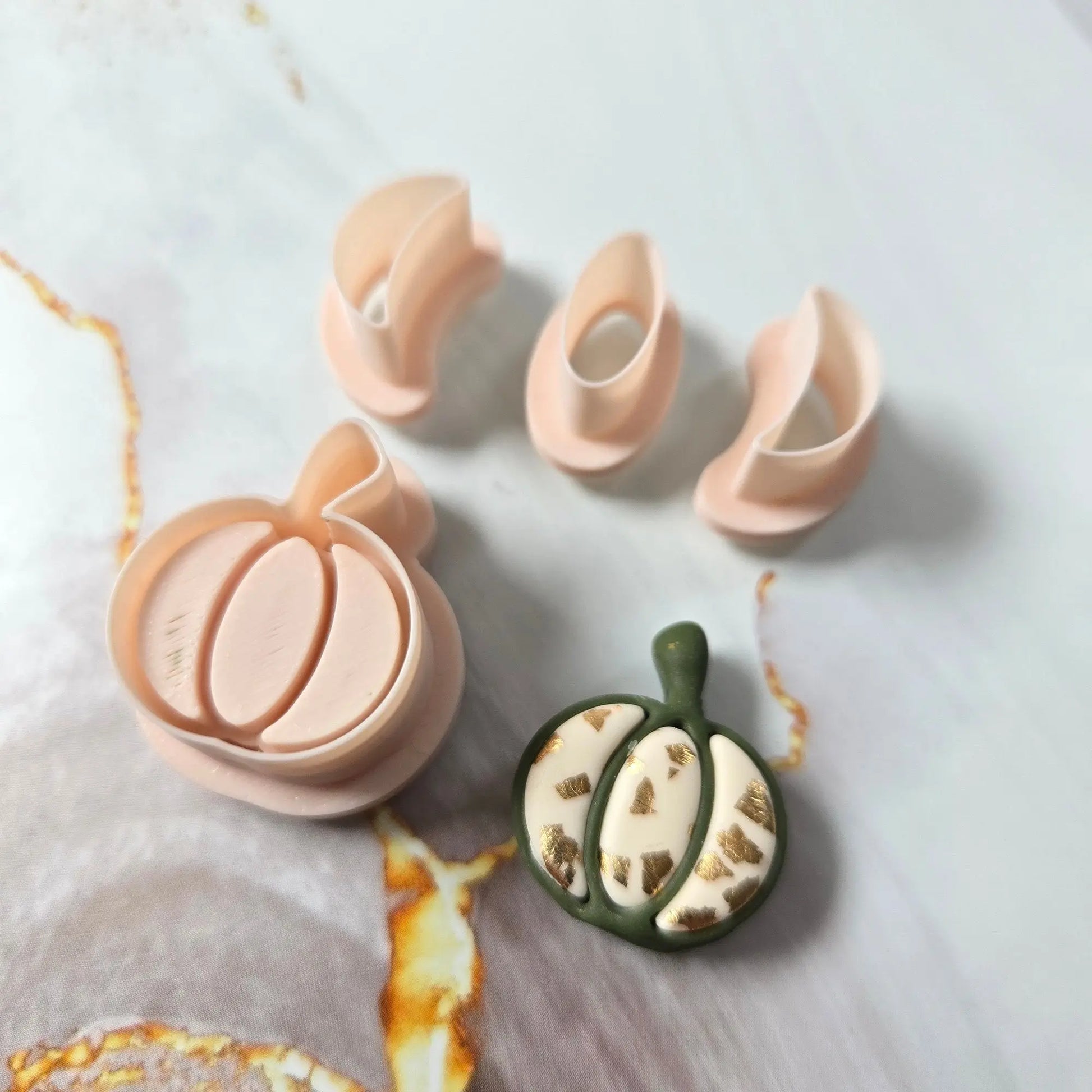 Emporte-pièce Citrouille à Inserts – 4 pièces – 25 à 45 mm Joli'Clay