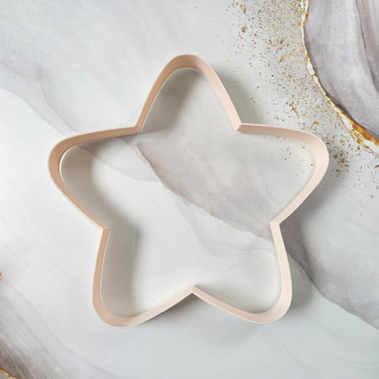 Emporte-pièce étoile arrondie pour pâte polymère et argile 15 à 220 mm