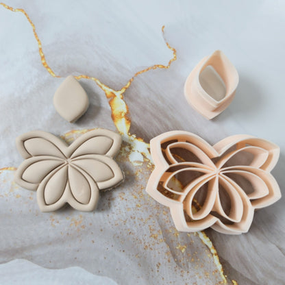 Emporte-pièce motif floral 2 pièces 30 à 50mm