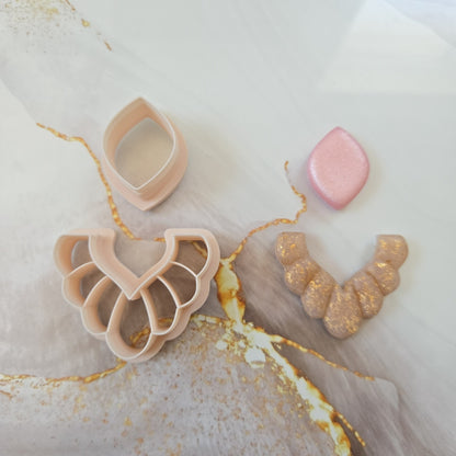 Emporte-pièce ailes florales 2 pièces – 30 à 50 mm