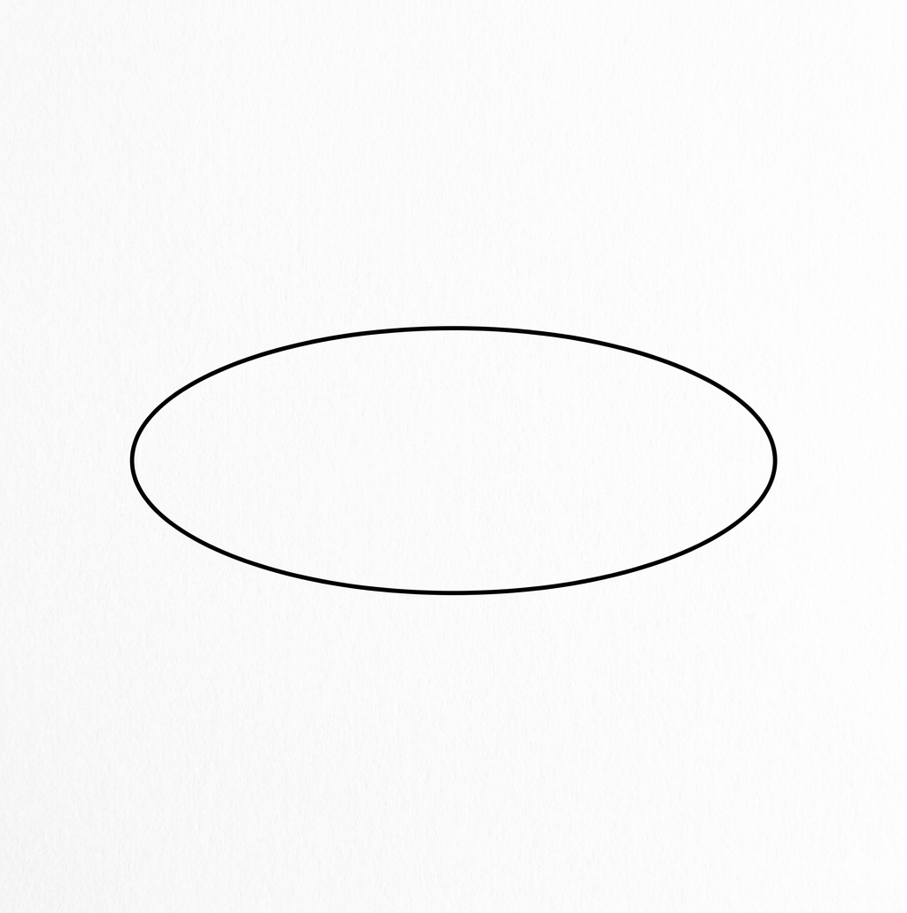 Emporte-pièce ovale 2,5x1,2cm