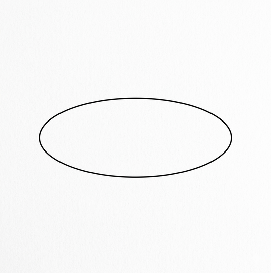 Emporte-pièce ovale 2,5x1,2cm