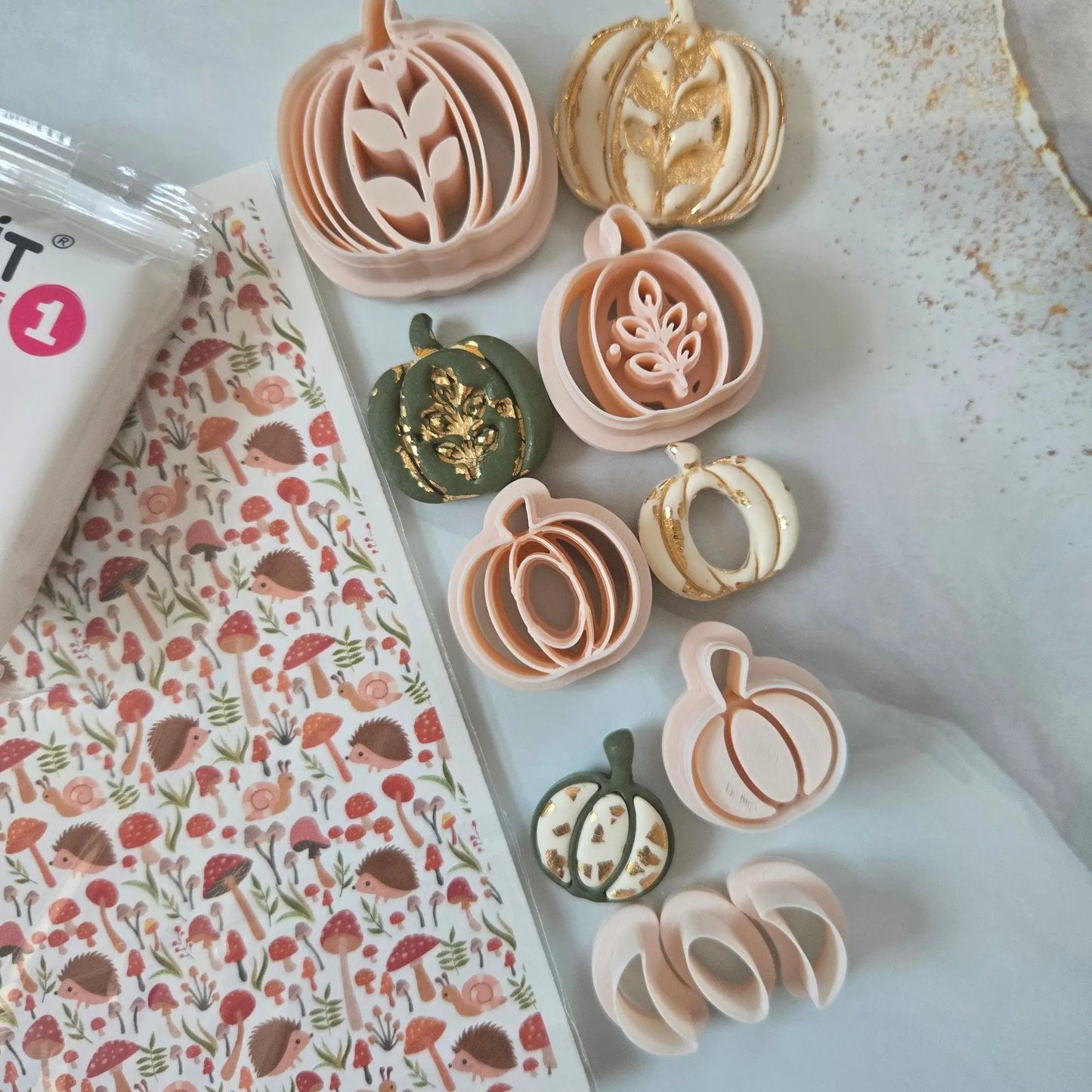 Kit créatif Automne Citrouille Joli'Clay