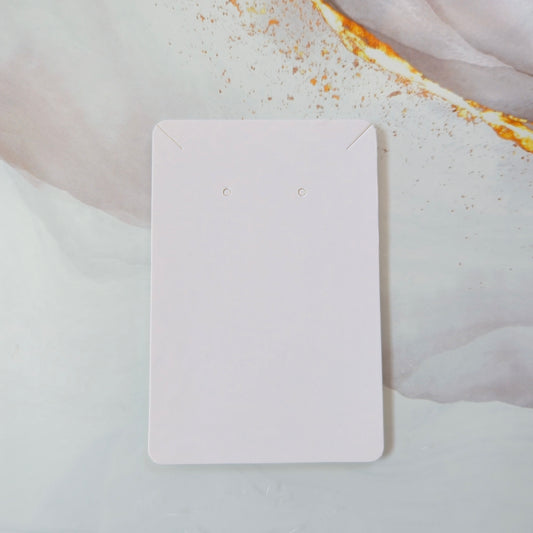 Cartes présentoirs pour colliers et boucles d'oreilles – 9x6 cm