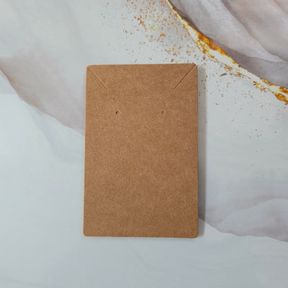 Cartes présentoirs pour colliers et boucles d'oreilles – 9x6 cm