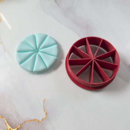 Digital circle cookie cutter for color mixing