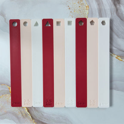 Guides d’épaisseur de 2 à 6 mm